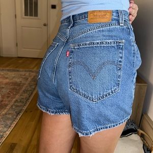 Levi’s High Loose Jean Shorts